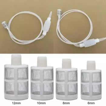 Сифонный фильтр из нержавеющей стали, инструмент для приготовления красного вина, пива 8mm