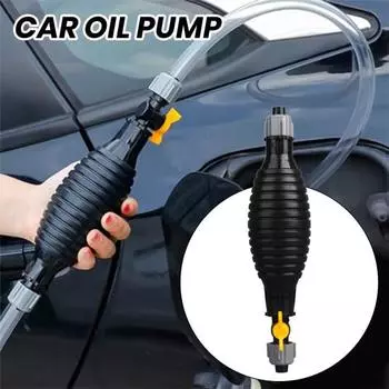 Сифонный насос, легкий перекачивающий маслоотделитель, портативный ручной насос с клапаном потока и ручкой, удерживающим топливо, дизельное топливо, воду 1M