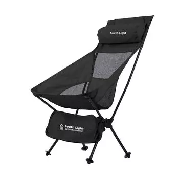 Sign Kingdom Outdoor High Load Capacity Watching Solo Camping Chair Storage Bag Chair, легкий, складной, компактный, спинка, 120 кг, спинка,
