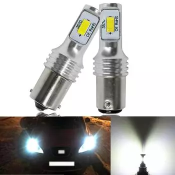 Сигнальная лампа 1156 Ba15s P21w Bau15s Py21w Светодиодные лампы CSP 3570 SMD 1157 Bay15d P21/5w Автомобильные указатели поворота Стоп-сигналы 12 В постоянного тока 1156