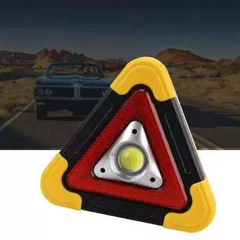 Сигнальная лампа Мигающий свет под рукой Портативный аварийный аварийный автомобильный светодиодный рабочий фонарь Треугольный предупреждающий знак Безопасность дорожного движения