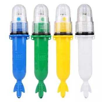 Сигнальная лампа рыболовной сети IP65 Водонепроницаемая светодиодная лампа буя рыболовной сети для рыбалки White