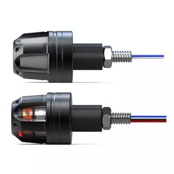 Сигнал поворота мотоцикла светодиодный руль концевой мигающий для руля угловой свет 2x жёлтый