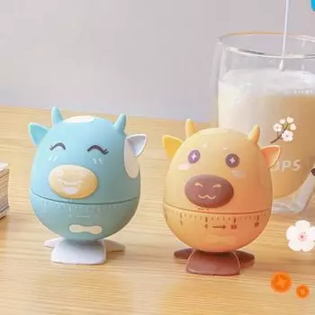 Сигнализация для приготовления пищи Soft Touch Повышение эффективности Пластиковый циферблат с напоминанием Часы Таймер Кухонные принадлежности жёлтый