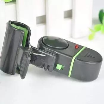 Сигнализация для рыбалки, сигнализация о поклевке рыбы, звуковой сигнал, светодиодный индикатор, рыболовная удочка с зажимом, зуммер для рыбалки на открытом воздухе