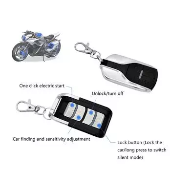 Сигнализация для велосипеда с датчиком вибрации и пультом дистанционного управления, громкая система сигнализации для велосипедов 125 дБ, защита от кражи, беспроводная сигнализация для мотоциклов