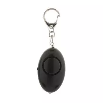 Сигнализация личной безопасности, самозащита, 125 дБ для женщин, брелок со светодиодной подсветкой SOS, брелок для личной безопасности, сигнализация One Size чёрный