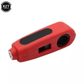 Сигнализация Звук Мотоцикл Руль Замок Скутер Электромобиль Велосипед Сейф Противоугонная Ускоритель Тормоз Замок Навесные Замки оранжевый