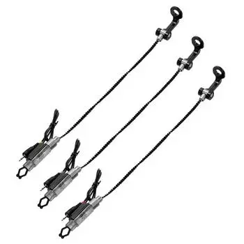 Сигнализаторы поклевки, набор свингеров для рыбалки с мягкой сумкой для рыболовных инструментов set 2 чёрный