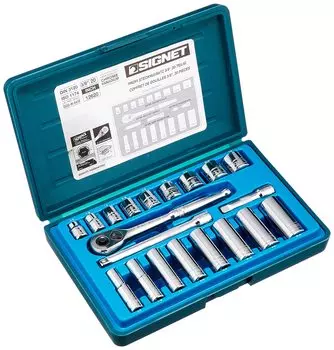 SIGNET Drive 20PC Inch Socket Wrench Set 12620 3/8