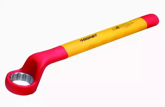 SIGNET E40419 Изолированный накидной ключ 19 мм жёлтый