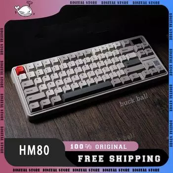 Sikakeyb Hm80 Магнитный переключатель Механическая клавиатура Проводная игровая клавиатура Магнитный переключатель Jade Pro с эффектом Холла 8k Пользовательские клавиатуры