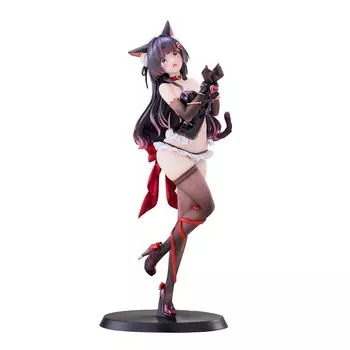 Siki Anim Bound Cat Rufuna Standard Edition Scale PVC ABS Painted Finished Figure 1/7 & белый