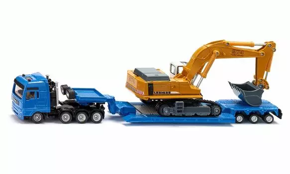 SIKU MAN Liebherr экскаватор-погрузчик SK1847 полуприцеп 1/87
