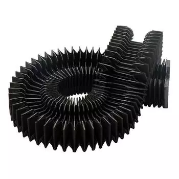 Сильфон Линейная пылезащитная ткань Натянутая направляющая HGR20 Stretched Length 200mm