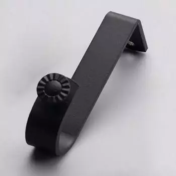 Сильная прочная фиксация, закругленный край, потолочный карниз, кронштейн для домашнего использования, кронштейн для карниза 28mm чёрный