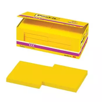 Сильно клейкие листочки для заметок желтые 75 x 75 мм 90 листов x 10 блокнотов Post-It 6541SS-Y