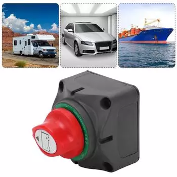 Сильноточный выключатель батареи 12?Главный выключатель аккумулятора 48 В для морской лодки, яхты