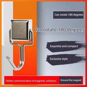 Сильные магнитные крючки, многоцелевой металлический крючок для хранения вещей, домашний кухонный барный магнит, крючок для ключей, вешалки для ванной комнаты Agrafe, прочные