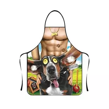 Сильные мужчины, сексуальные женские фартуки, креативный пресс, забавная талия, мужской домашний водонепроницаемый персонализированный чехол для мышц. One Size