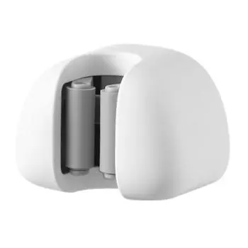 Сильный держатель для швабры, стойка для хранения, простая установка, вешалка для метлы, органайзер для уборки для ванных комнат и кухонь белый