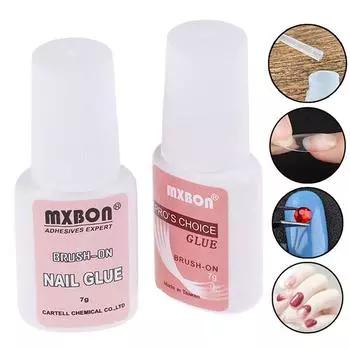 Сильный клей, поддельная кисть для ногтей, поддельный кончик, вспышка, акриловое украшение new