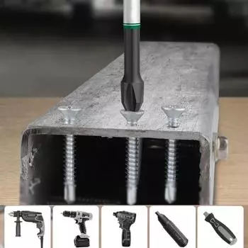 Сильный магнитный бит-отвертка, универсальная крестовая бита для различных винтов, хвостовик 25 мм/50 мм/65 мм/70 мм/90 мм/150 мм