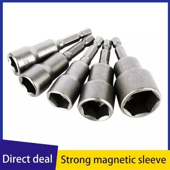 Сильный магнитный рукав головка ветровой пакетной головки с сильным магнитным шестигранным рукавом головка мульти-модель 65 мм