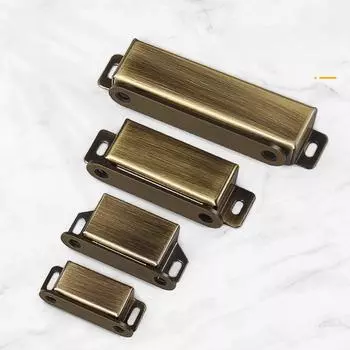 Сильный магнитный замок для двери шкафа с сенсорным шариком в отделке античная бронза