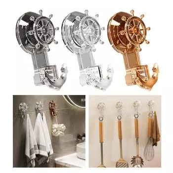 Сильный настенный клей на присоске, надежные крючки на присосках, многоразовые прочные крючки для подвешивания, вешалки для полотенец, аксессуары 1