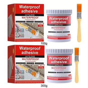 Сильный невидимый водонепроницаемый агент, изолирующий герметик с кисточкой, прозрачный герметик 100g