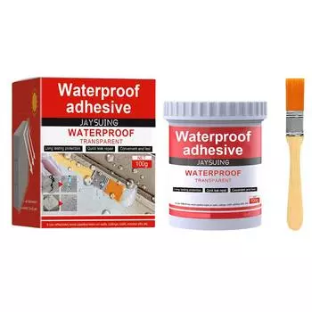 Сильный невидимый водонепроницаемый агент, изолирующий герметик с кисточкой, прозрачный герметик 100g