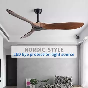 Сильный ветер скандинавский потолок гостиная столовая промышленный американский стиль ретро коммерческий регулируемая частота без света вентилятор 52 inches белый