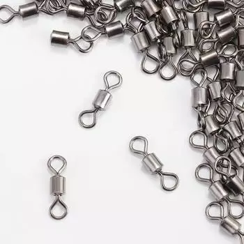 Сила 50 шт. Роллинговые тяжелые аксессуары рыболовный инструмент поворотный сплошной кольцевой соединитель шариковый подшипник 12