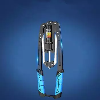 Сила руки 10 ~ 200 кг, регулируемая гидравлическая штанга для тренировки мышц рук, оборудование для фитнеса, тренировка мышц груди, рукоятка синий