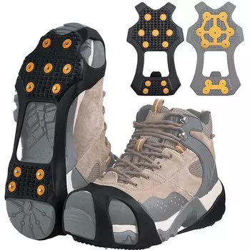 SILANON 11 нержавеющая сталь для обуви Ice Snowy Icy Snowy Snow удобный чехол для хранения ML XL Шипы, кошки, когти, противоскользящие, противопадающие, унисекс,