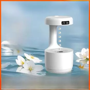 Silent Anti-Gravity Large-Capacity Desktop Humidifier for Home белый