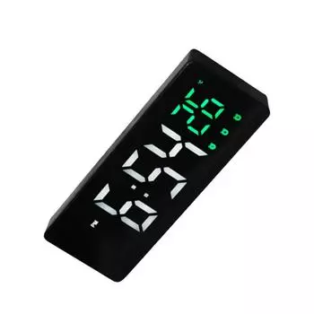 Silent Electronic Alarm Clock Digital Clock Small Convenient Alarm Device Household Displayer Wide Application