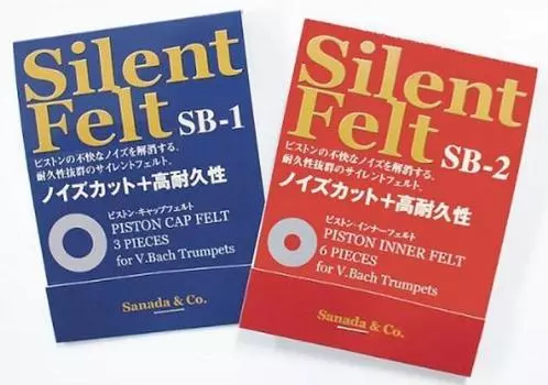 Silent Felt SB-1SB-2 Set for Vincent Bach Trumpet