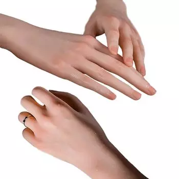 SILI FEELEER Модель руки Силиконовая модель руки Женская рука Рисунок руки Фетиш-манекен Картина Модель руки Торс Ювелирные изделия Дисплей Палец Натуральный