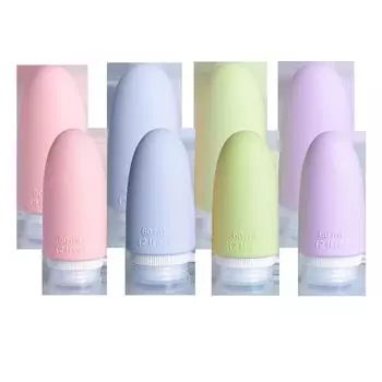 Упаковка силикагеля Бутылка 90 мл 60 мл Бутылки для огнетушителя Шампунь Гель для душа Разъемный шланг Бутылка для лосьона для мытья Дорожный набор 60ml