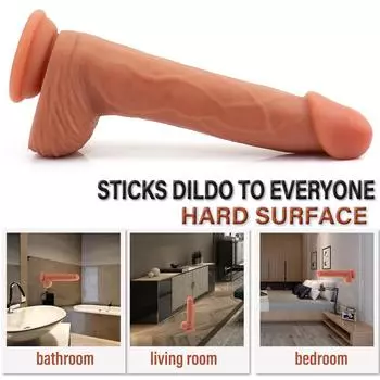 Silica Gela, реалистичный фаллоимитатор, полупрозрачный мягкий огромный фаллоимитатор, секс-игрушки для женщин и мужчин, искусственный член, большой пенис, анальная пробка, эротический секс-шоп 23.5