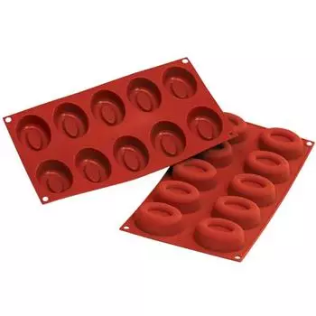 Silicomart Medium Oval Saravan 10 шт. SF084 красный