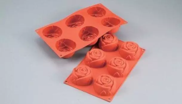 Silicomart Rose 6 шт SF077 ярко-розовый