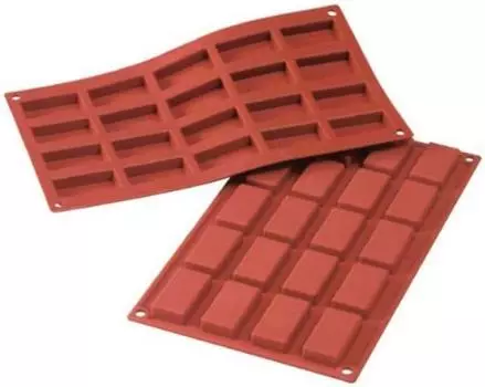 Silicomart Small Financier 20 шт. SF025 красный