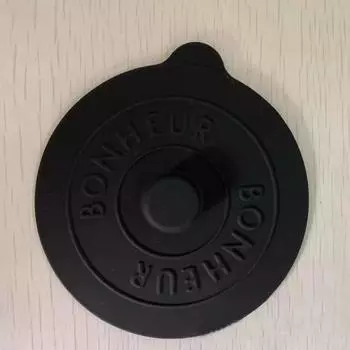 Silicon Dust-Proof Cup Lids Reusable Creative Mugs Cup Cover Leakproof Tea Coffee Lid Portable Cup Accessories фиолетовый