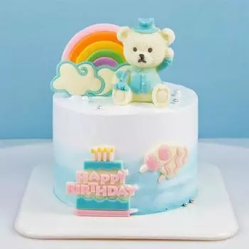 Силиконовая 3D-форма с английским алфавитом «С днем рождения», инструмент для украшения шоколадного торта