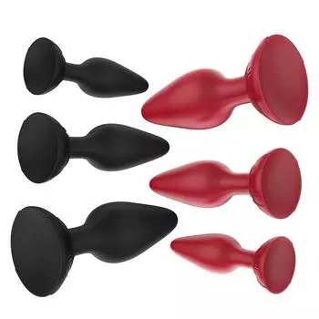 Silicone Anal Plug Male Prostate Stimulation Female Vaginal Massage Three Sizes Large Medium Small Adult Sex Toys Kegel Exercise