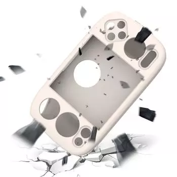 Silicone Anti-Scratch Protective Cover with Lanyard Protector Shell Sleeve Protector Cover for ANBERNIC RG Cube Game Accessories чёрный