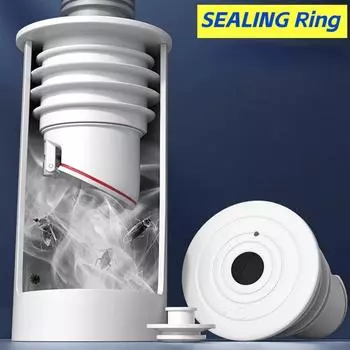 Silicone Bathroom Floor Drain Pipe Deodorizing Sink Drain Filter Sealing Ring Bathrooms Accessories Drains Dish Drainer Items 1 PC